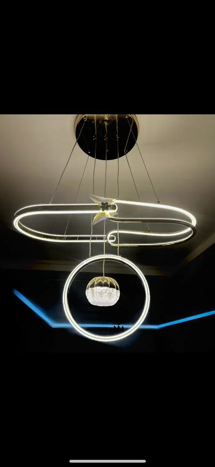 لوستر مدرن|لوستر و چراغ آویز|فلاورجان, |دیوار