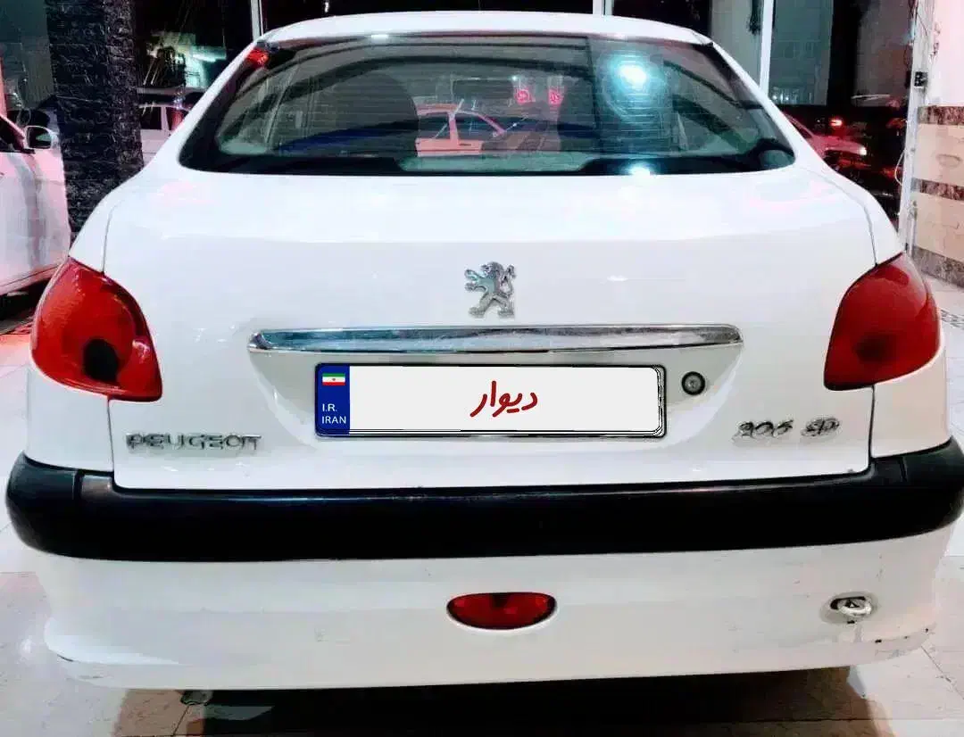 سواری پژو206سفارشیSDصندوقدارسفیدتک برگ سند|خودرو سواری و وانت|مشهد, فتح المبین|دیوار