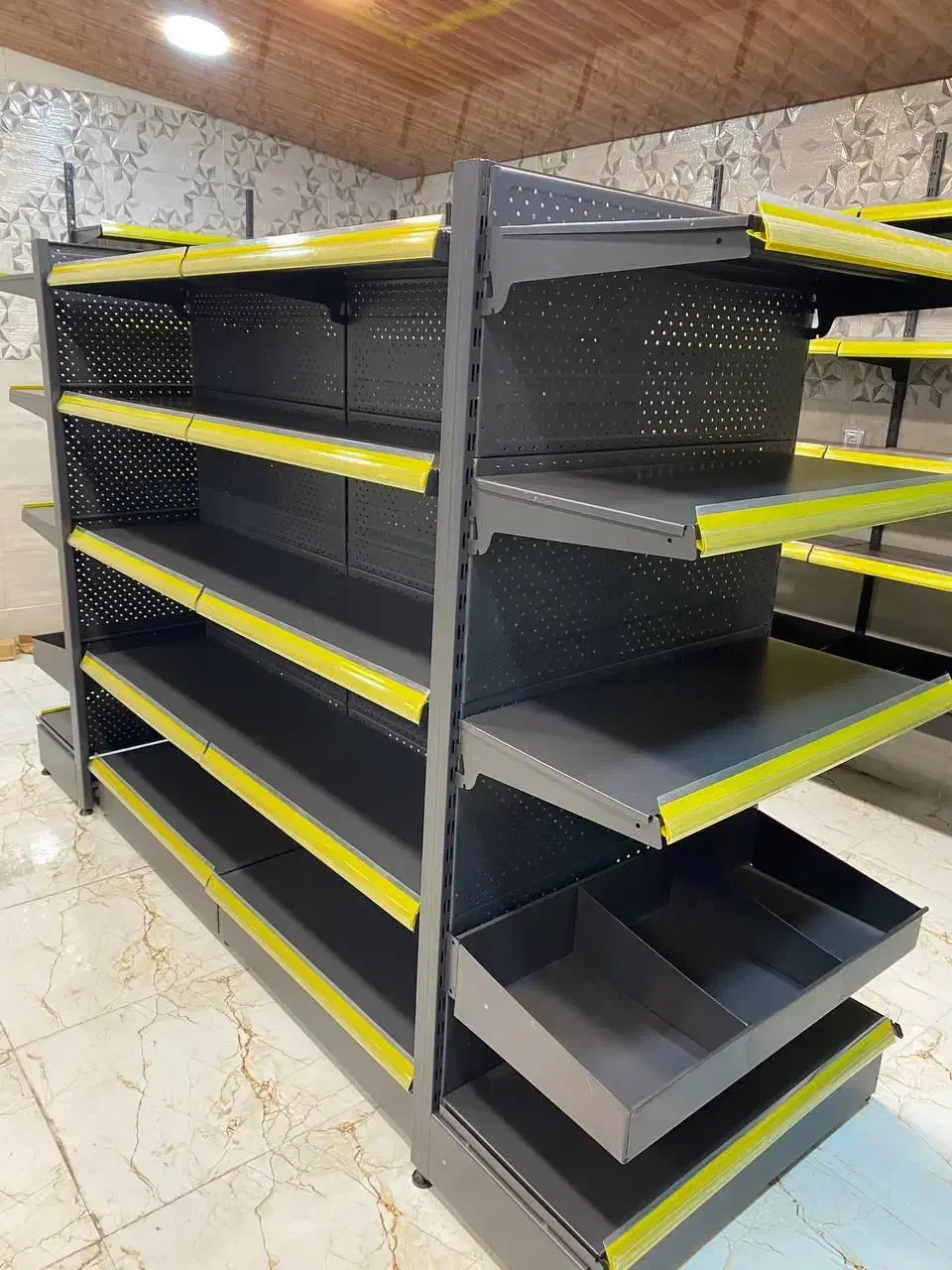 قفسه دوبل وسط هایپری|فروشگاه و مغازه|چمستان, |دیوار