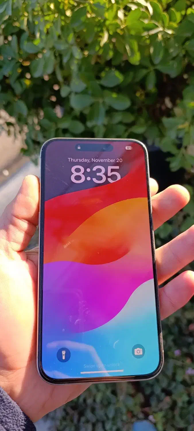 ایفون ۱۵پرومکس ۲۵۶نچرال تیتانیوم|موبایل|خرم‌آباد (تنکابن), |دیوار