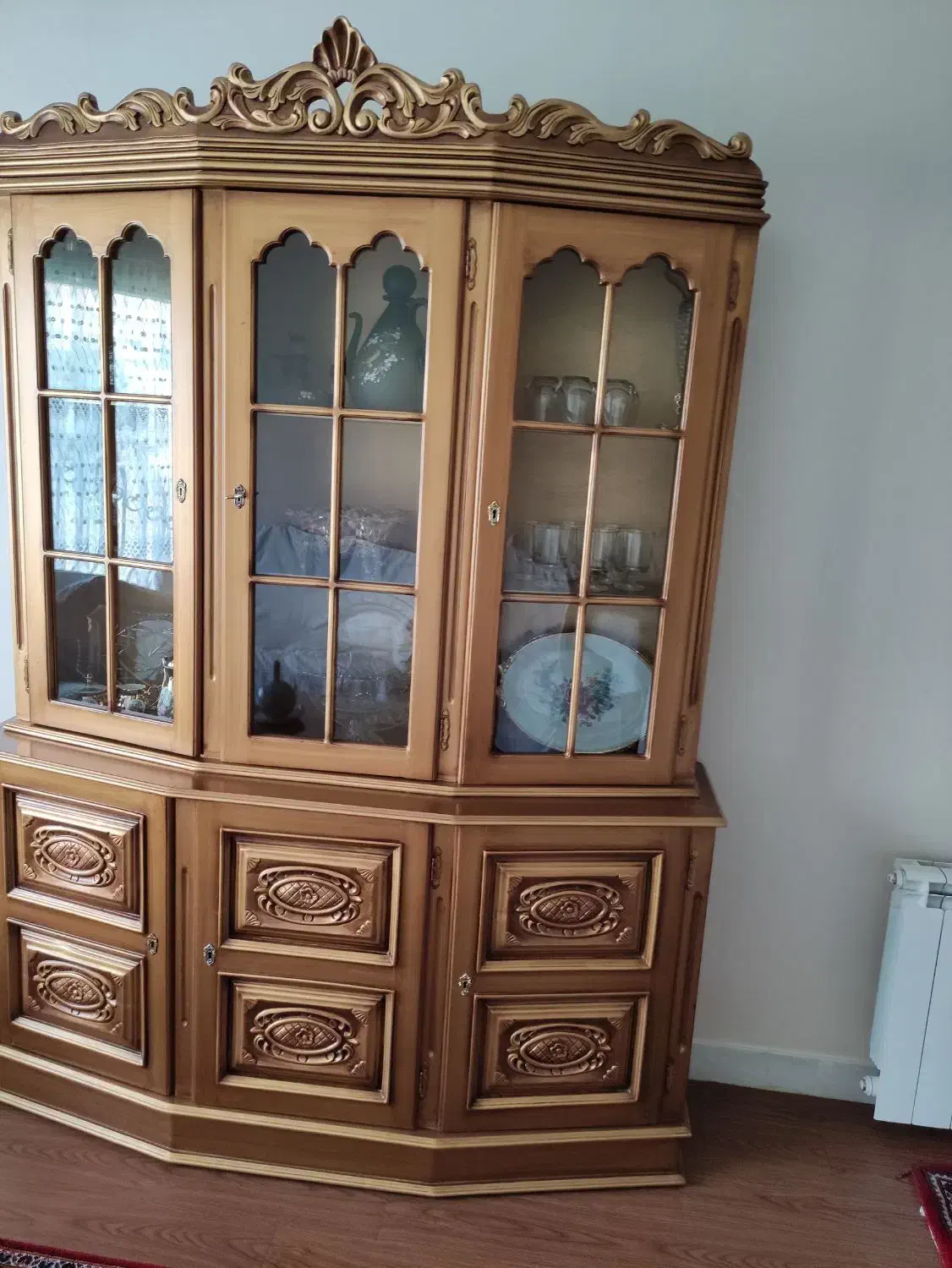 ویترین سه درب ودو تیکه سالم|بوفه، ویترین، کنسول|تهران, ازگل|دیوار