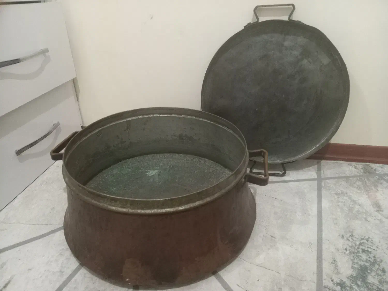 دیگ مسی|ظروف پختوپز|مشهد, جلالیه|دیوار