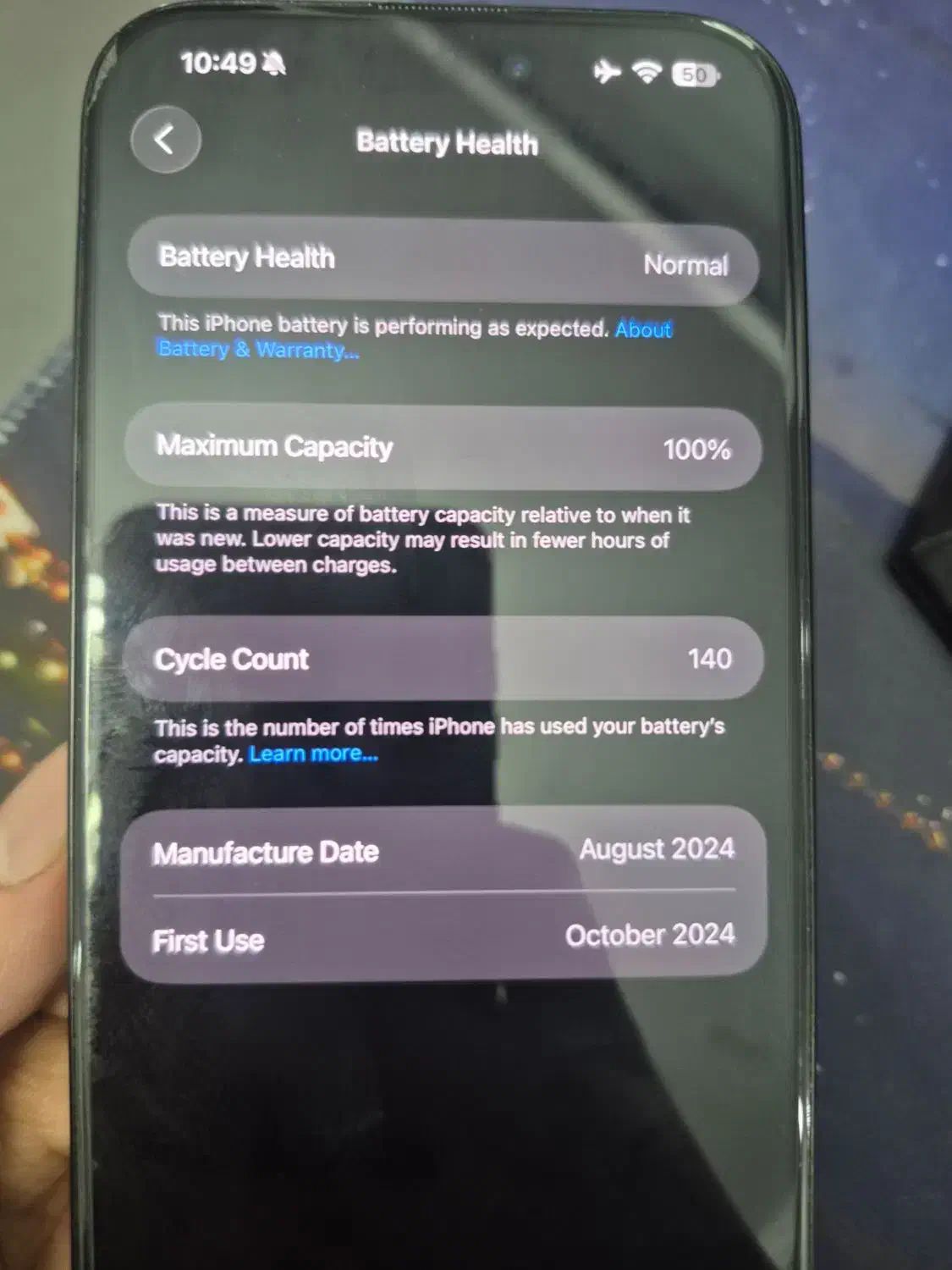 IPhone 16 pro max ۱ 1 ترابایت بدون ریجستری|موبایل|تهران, سعادت‌آباد|دیوار