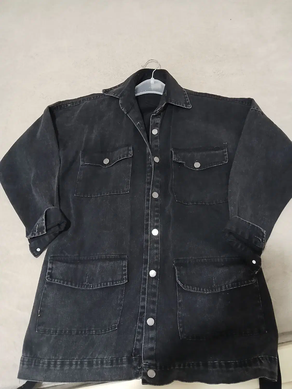 کت جین زغالی 500|لباس|بومهن, |دیوار