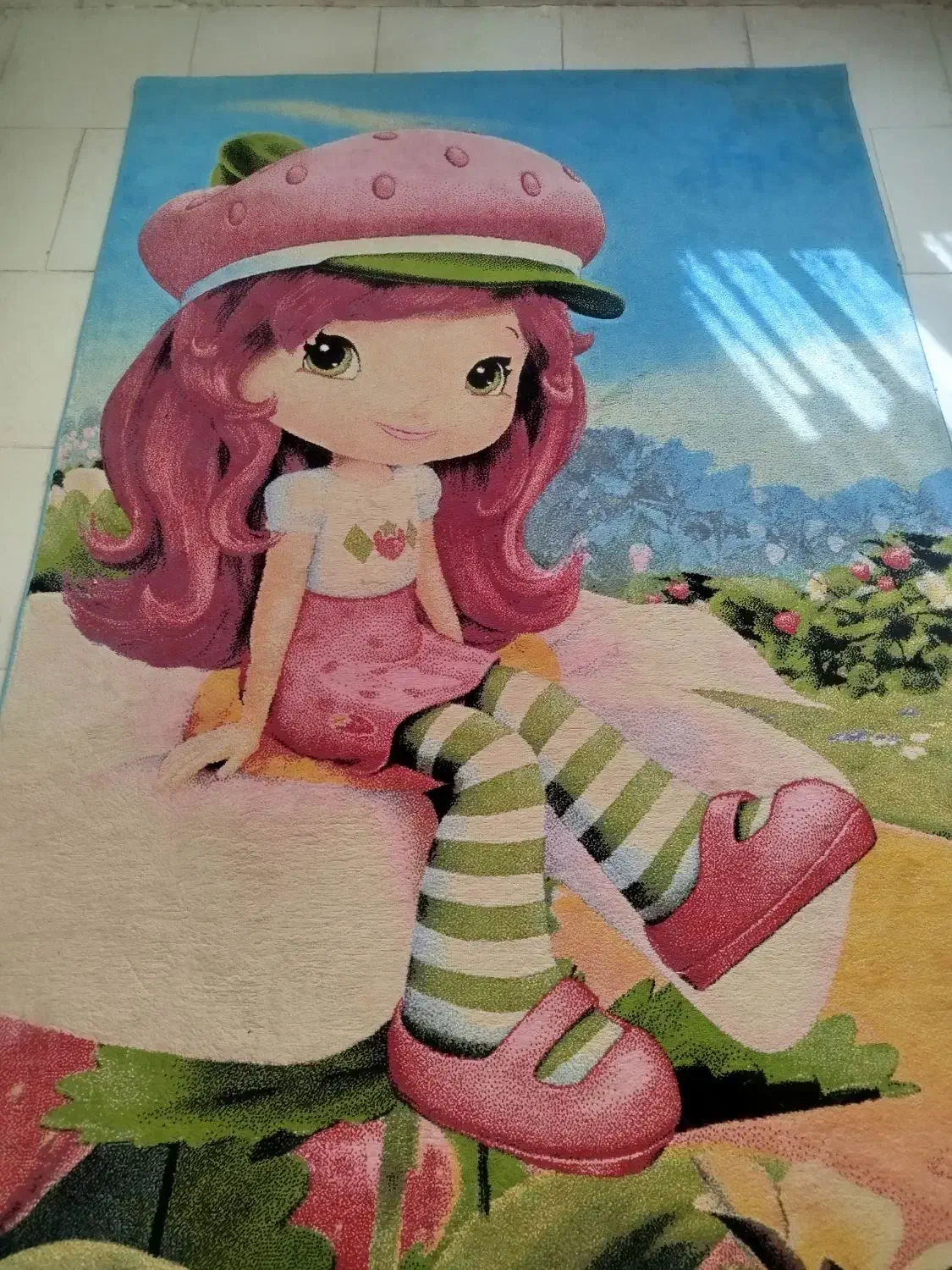 فرش ۴متری اتاق کودک|فرش|هشتگرد, شهرک ریحانه|دیوار