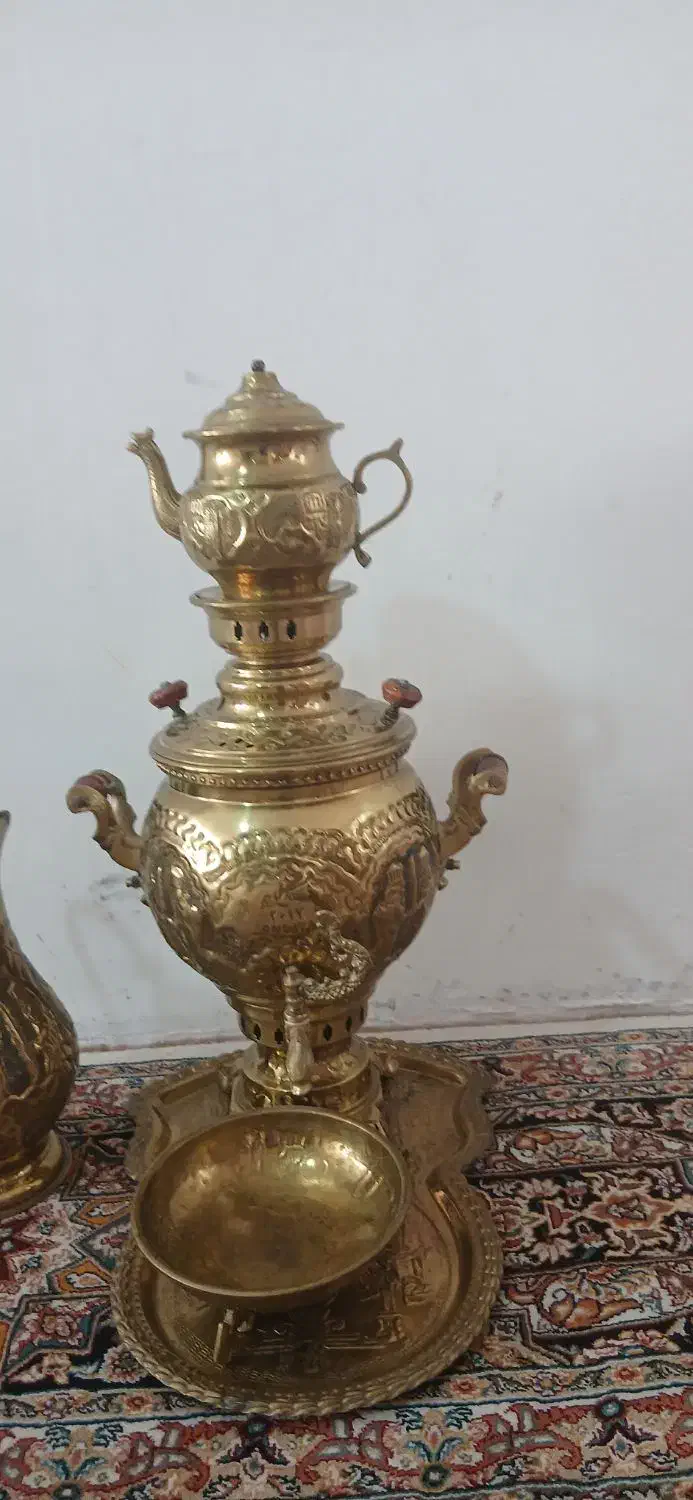 سماور ذغالی|کلکسیون اشیاء عتیقه|مشهد, عبادی|دیوار