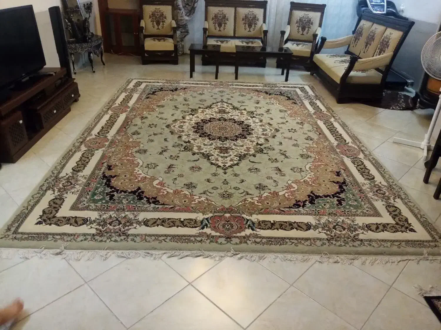 فرش دوازده متری|فرش|اصفهان, شهرک ولیعصر|دیوار