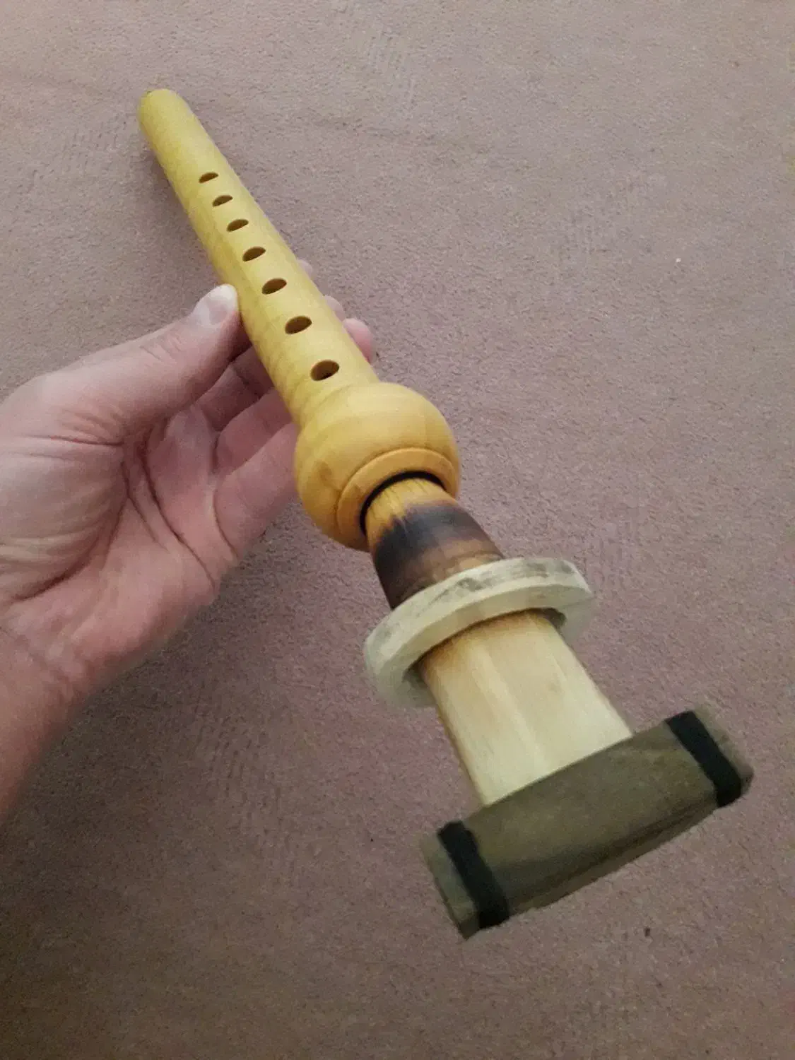 ساز بالابان چوب شمشاد|سازهای بادی|کرمانشاه, |دیوار