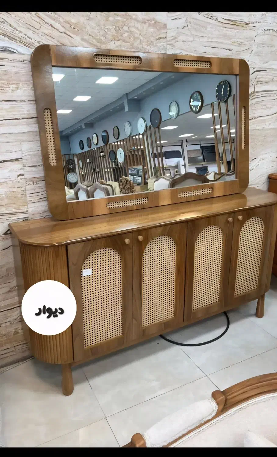 آینه و کنسول|بوفه، ویترین، کنسول|رشت, گلسار|دیوار