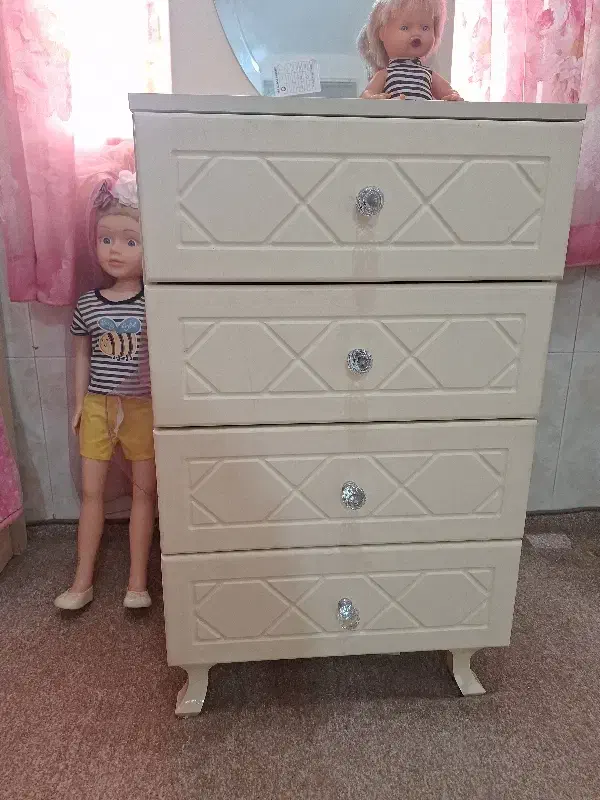 آینه و کنسول ۴ کشو|جاکفشی، کمد، دراور|قروه, |دیوار