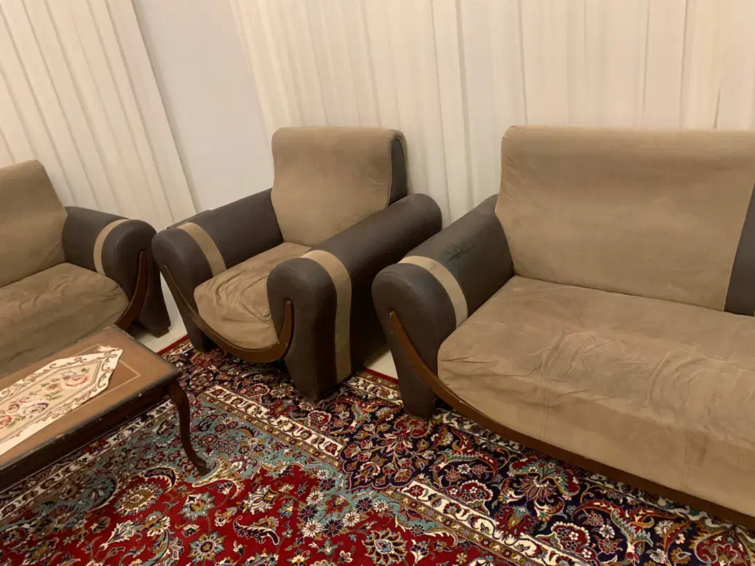 مبل ۷ نفره|مبلمان خانگی و میز عسلی|گلبهار, شهر جدید گلبهار|دیوار