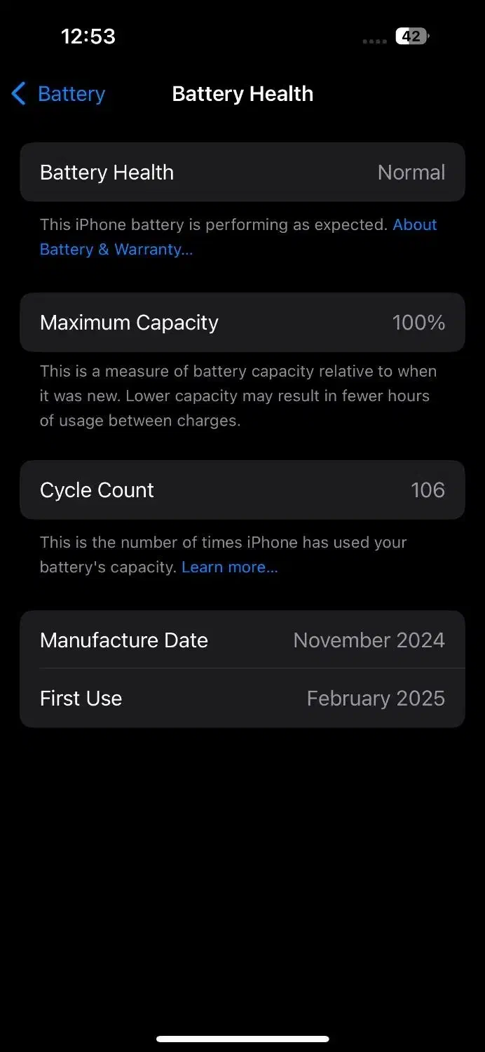 آیفون 16 نرمال ( باتری 100)|موبایل|اهواز, کوی نیرو|دیوار