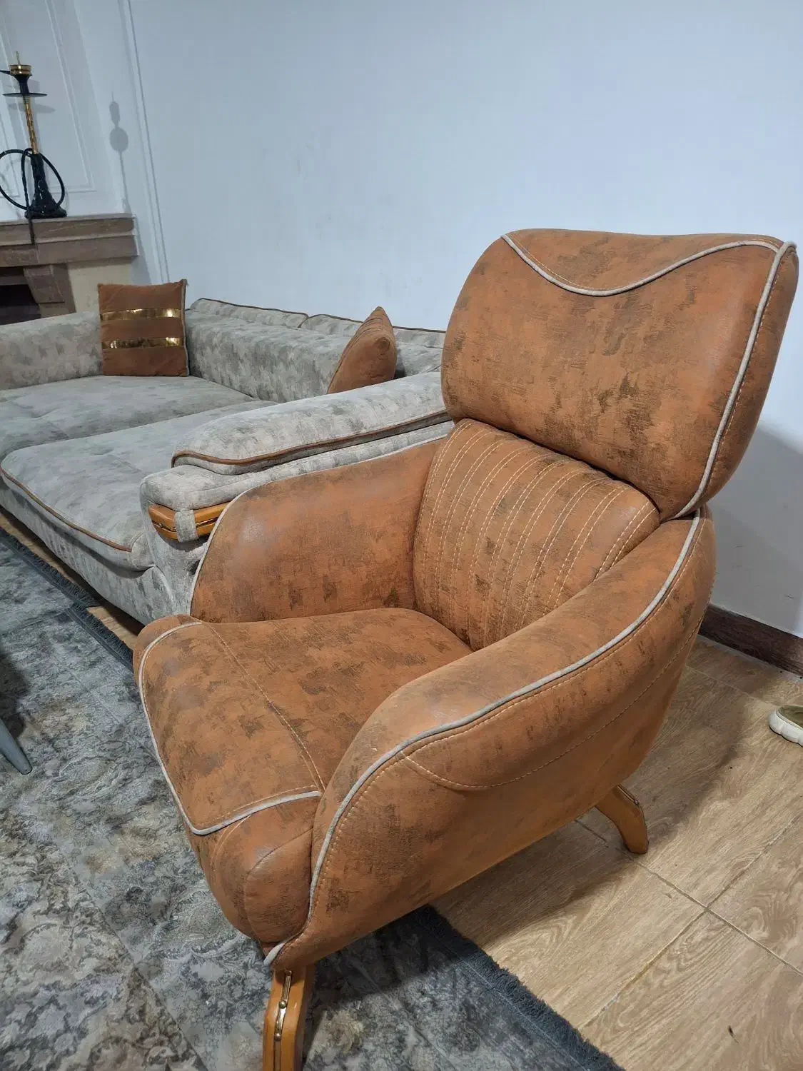 مبل ۸ نفره تخت خواب شو|مبلمان خانگی و میز عسلی|رشت, تازه آباد|دیوار