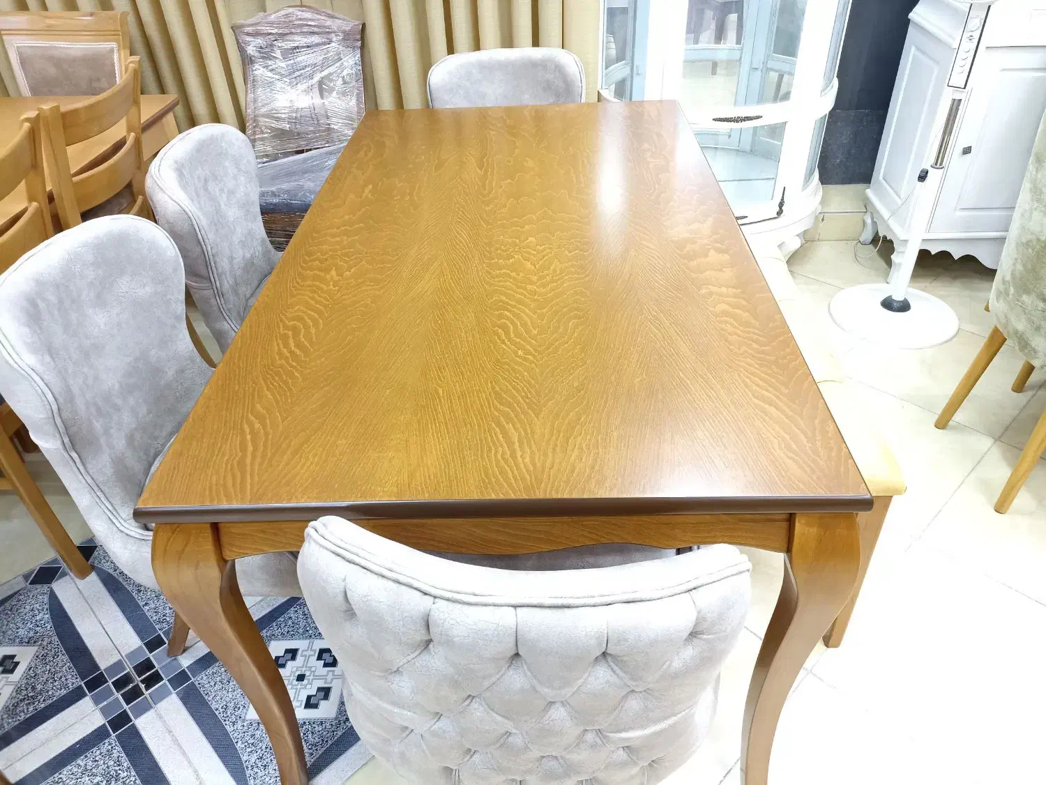 میز ناهارخوری شش نفره چستر|میز و صندلی غذاخوری|قزوین, |دیوار