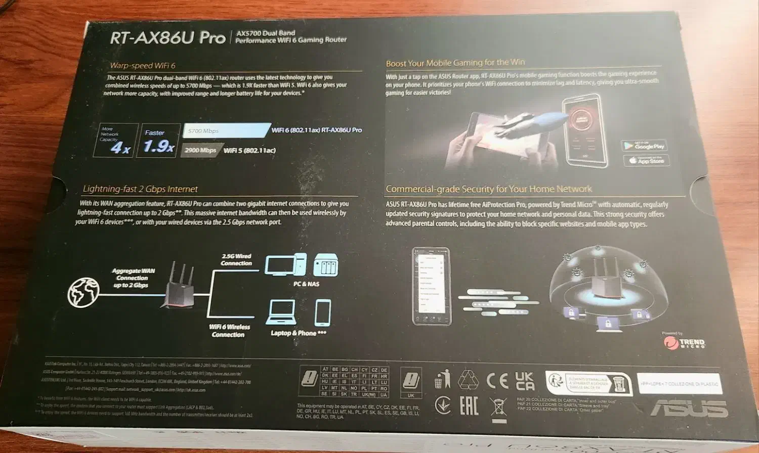 فروش روتر ASUS RT-AX86U PRO|مودم و تجهیزات شبکه|ساری, |دیوار