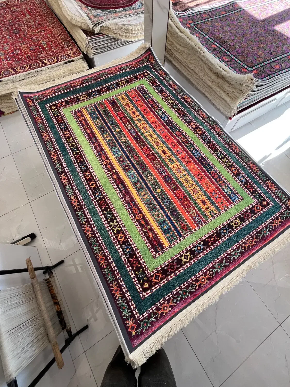 فرشینه ۴ متری سایز ۱۵۰ در ۲۲۵|فرش|بابل, |دیوار