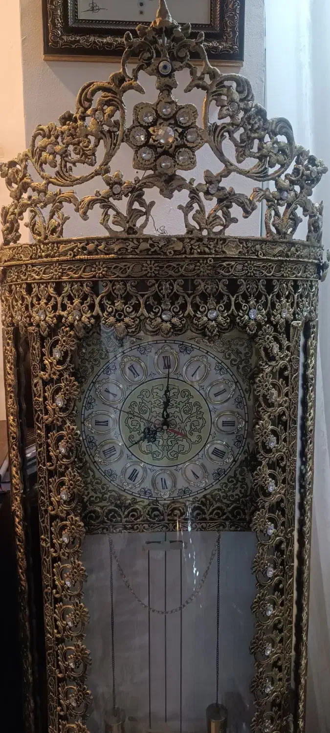 ساعت ایستاده طرح برنز بسیار زیبا رنگ ثابت|ساعت دیواری و تزئینی|فردیس, شهرک گلها|دیوار