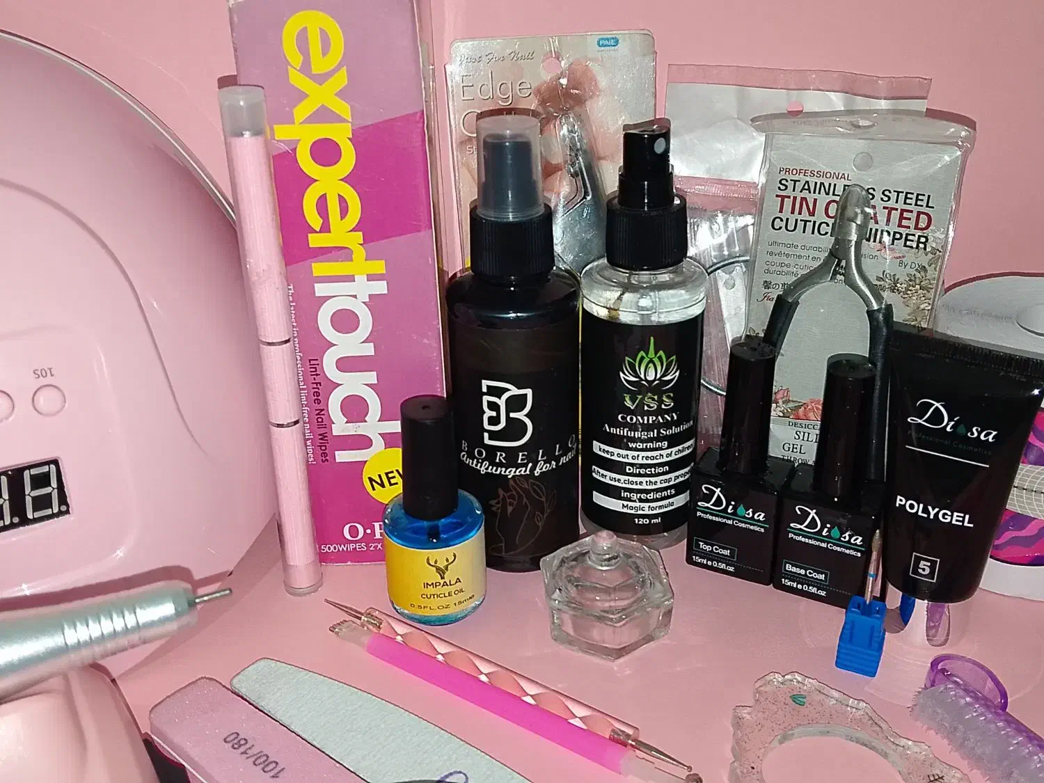 وسایل کاشت ناخن پک لاین ژل|آرایشی، بهداشتی، درمانی|رشت, پیرکلاچای|دیوار