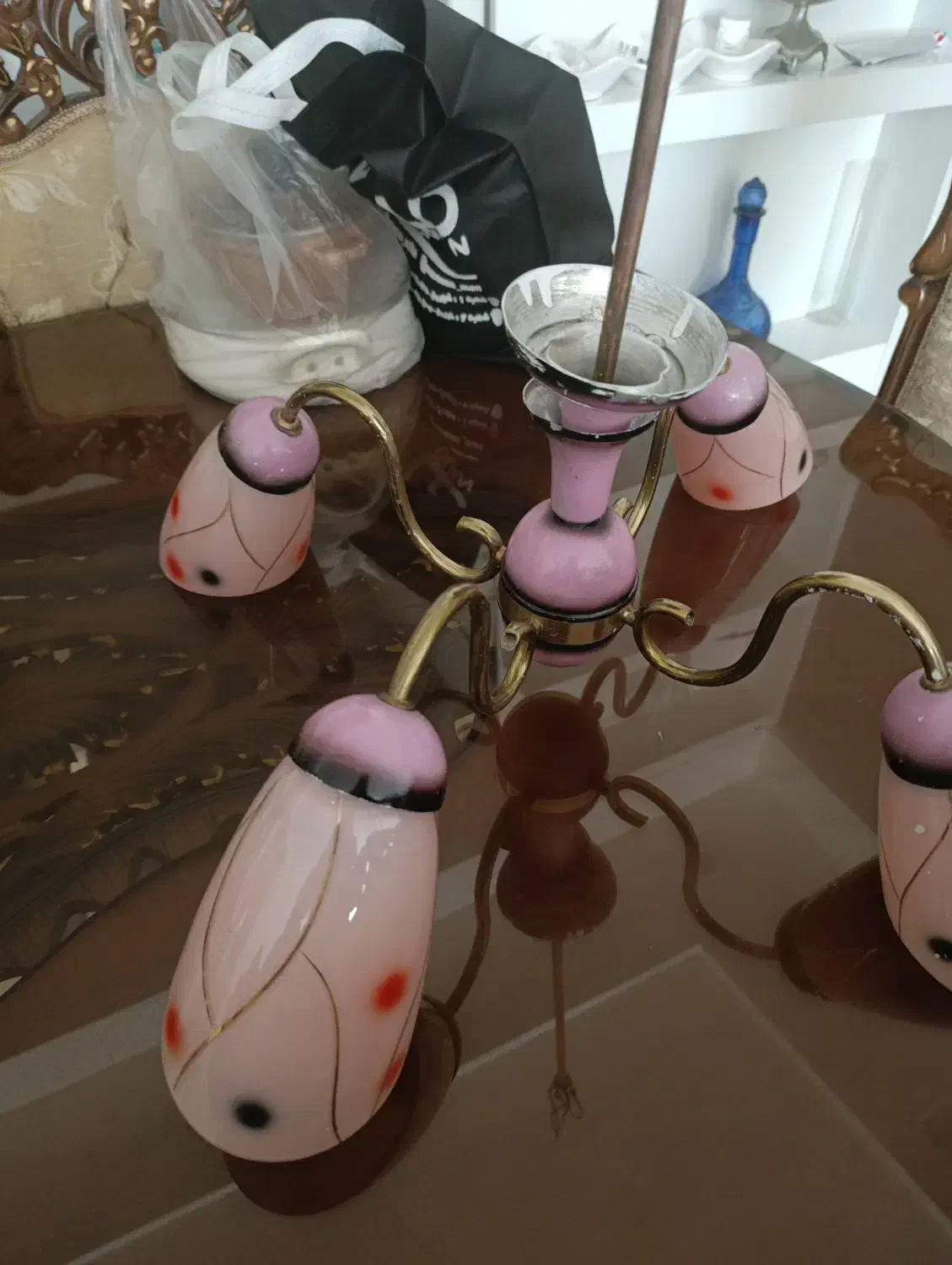 لوستر عتقیه|لوستر و چراغ آویز|قزوین, |دیوار