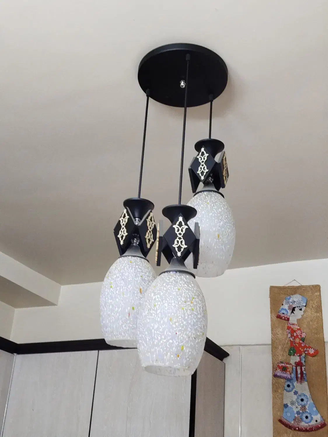 لوستر  آشپزخانه|لوستر و چراغ آویز|قم, زنبیل آباد|دیوار