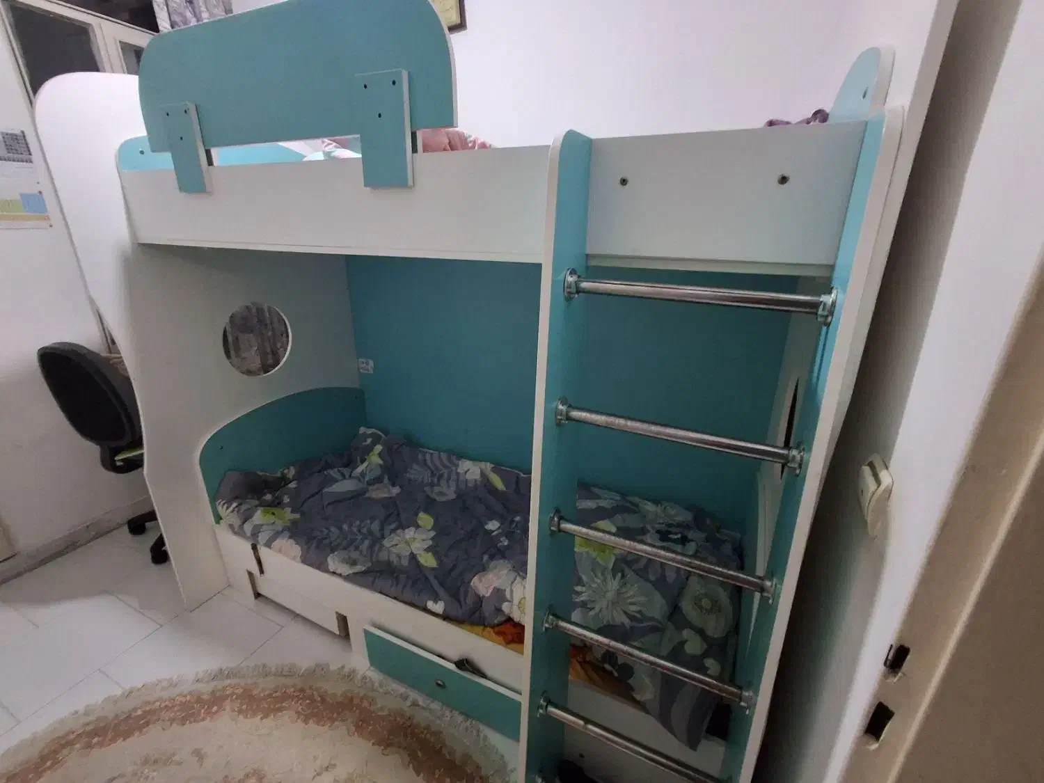 تخت دو طبقه|تخت و سرویس خواب|فردیس, شهرک راه آهن|دیوار