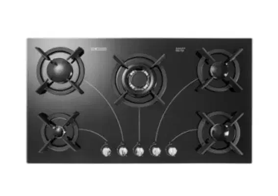 گاز استیل البرز شیشه ای  اکبند|اجاق گاز و لوازم برقی پخت‌وپز|میبد, |دیوار