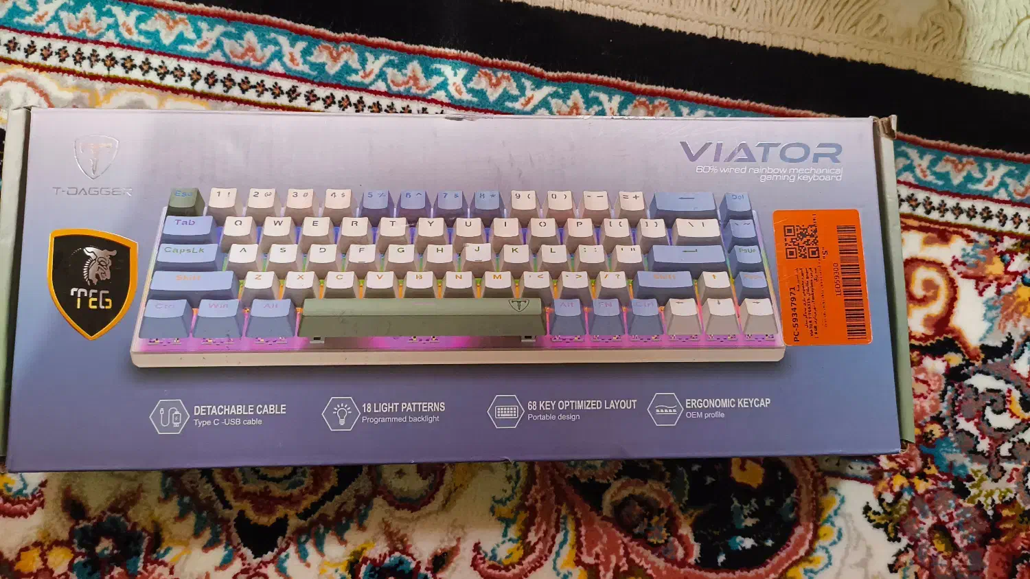 کیبورد گیمینگ تی‌دگر مکانیکال|قطعات و لوازم جانبی رایانه|قدس, شهر‌قدس|دیوار