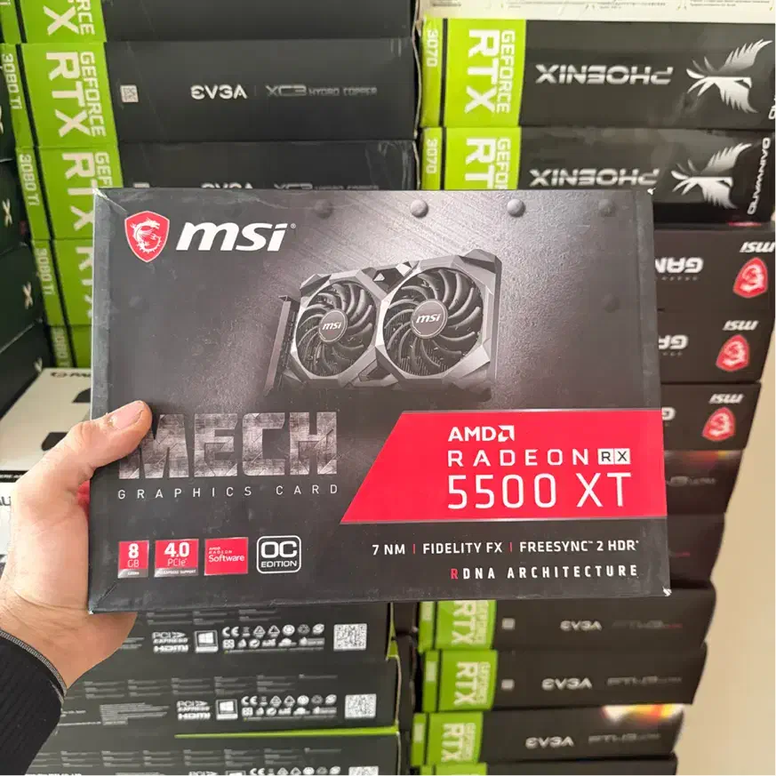 Msi MECH 5500xt کارت گرافیک|قطعات و لوازم جانبی رایانه|تهران, شهرک کوهسار|دیوار