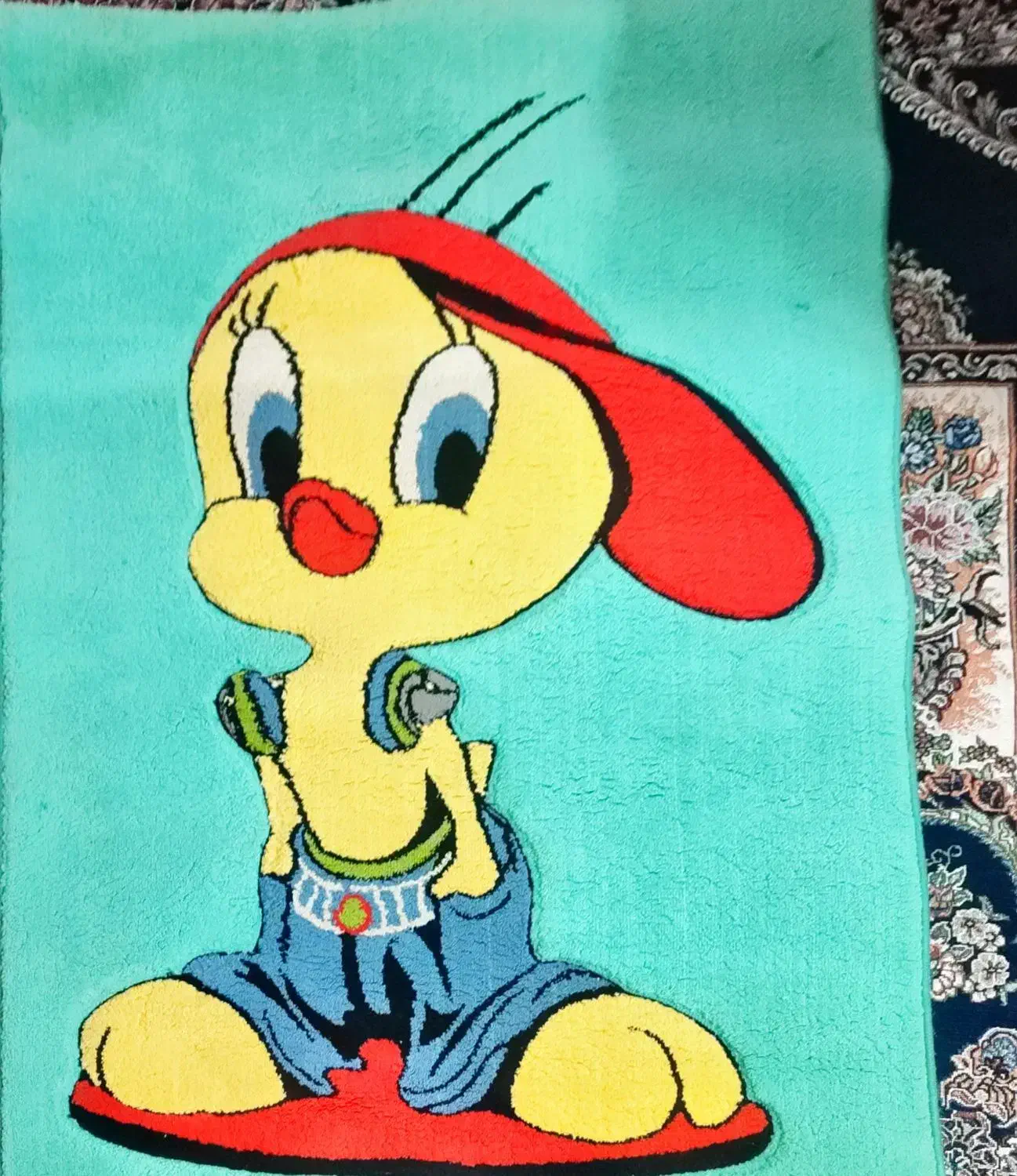 فرش جوجه اردک زشت|فرش|لنگرود, |دیوار