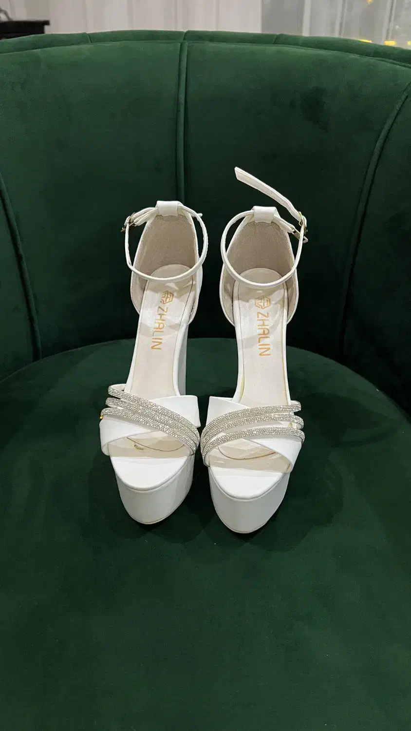 کفش مجلسی زنانه،سفید،کاملا نو|کیف، کفش، کمربند|اردبیل, |دیوار