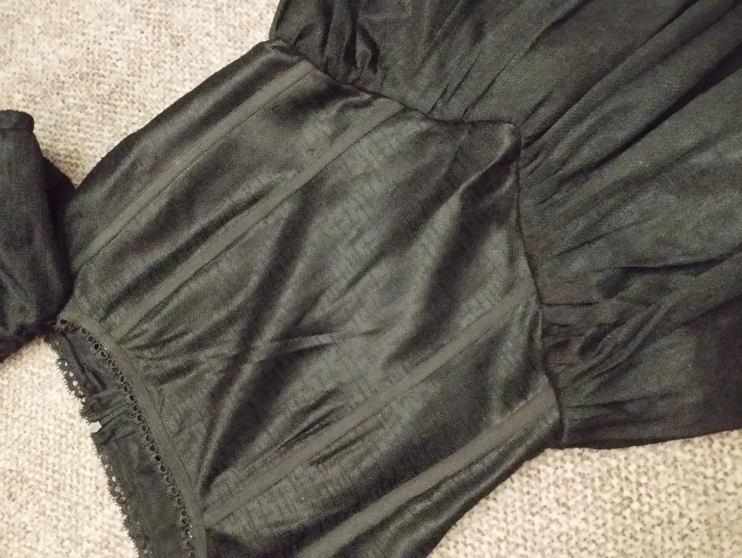 لباس مجلسی مشکی تمام فنر دوری شده سایز 44|لباس|اسلامشهر, شهرک سالور|دیوار