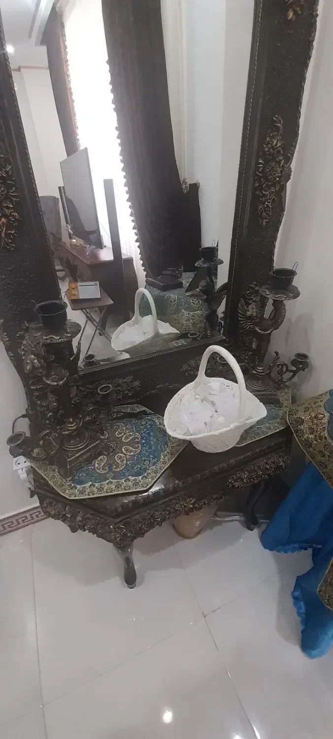 آیینه وشمعدان|آینه|فردیس, شهرک راه آهن|دیوار