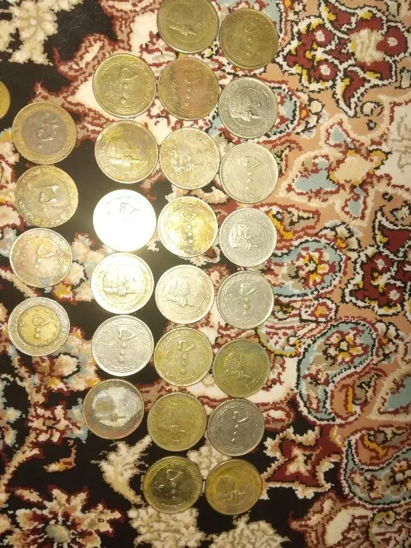 تعدادی سکه های قدیمی رایج کشورمون|کلکسیون سکه، تمبر، اسکناس|رباط‌کریم, رباط‌کریم|دیوار