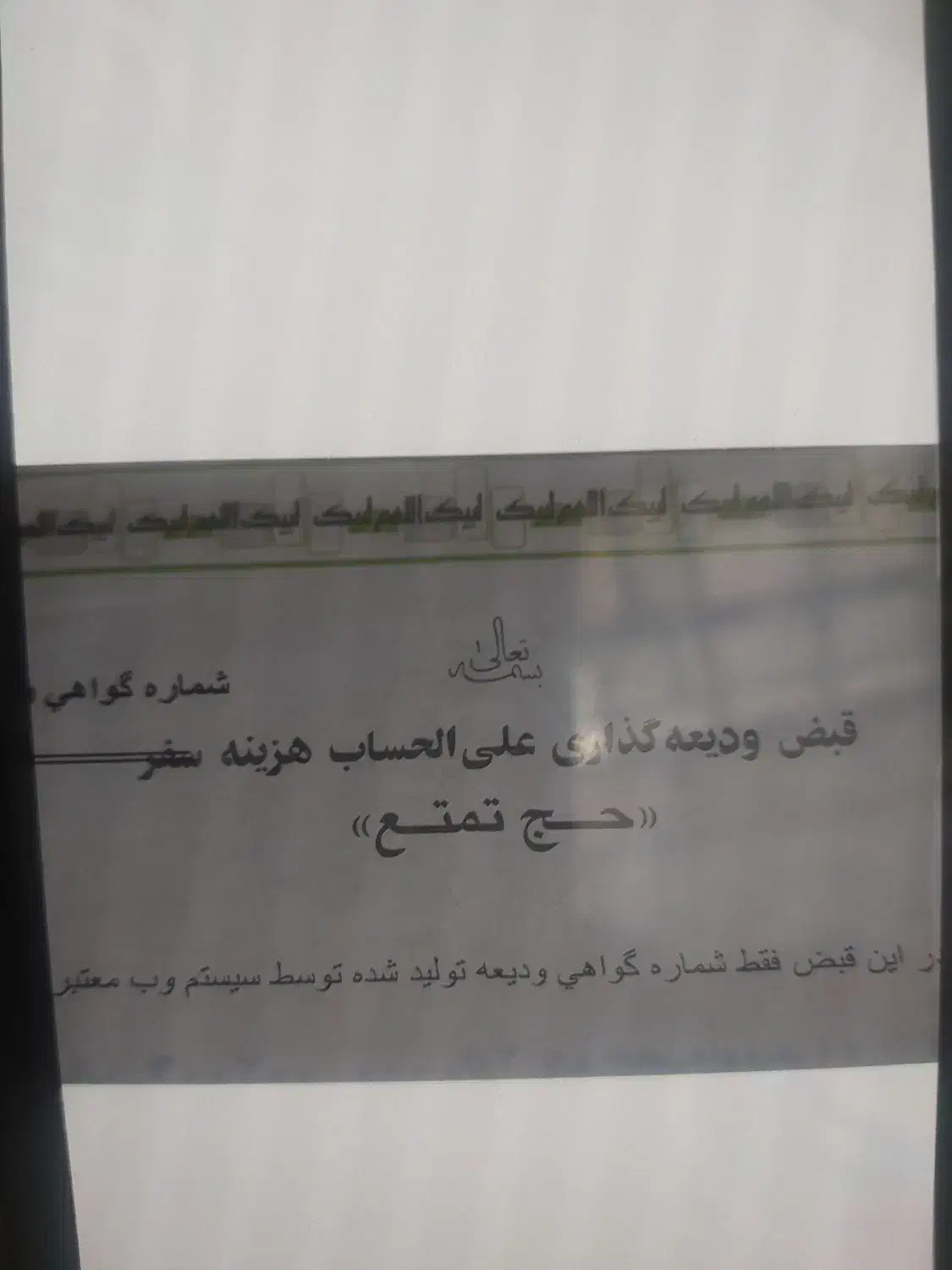 فروش دوعدد فیش حج|تور و چارتر|نهاوند, |دیوار
