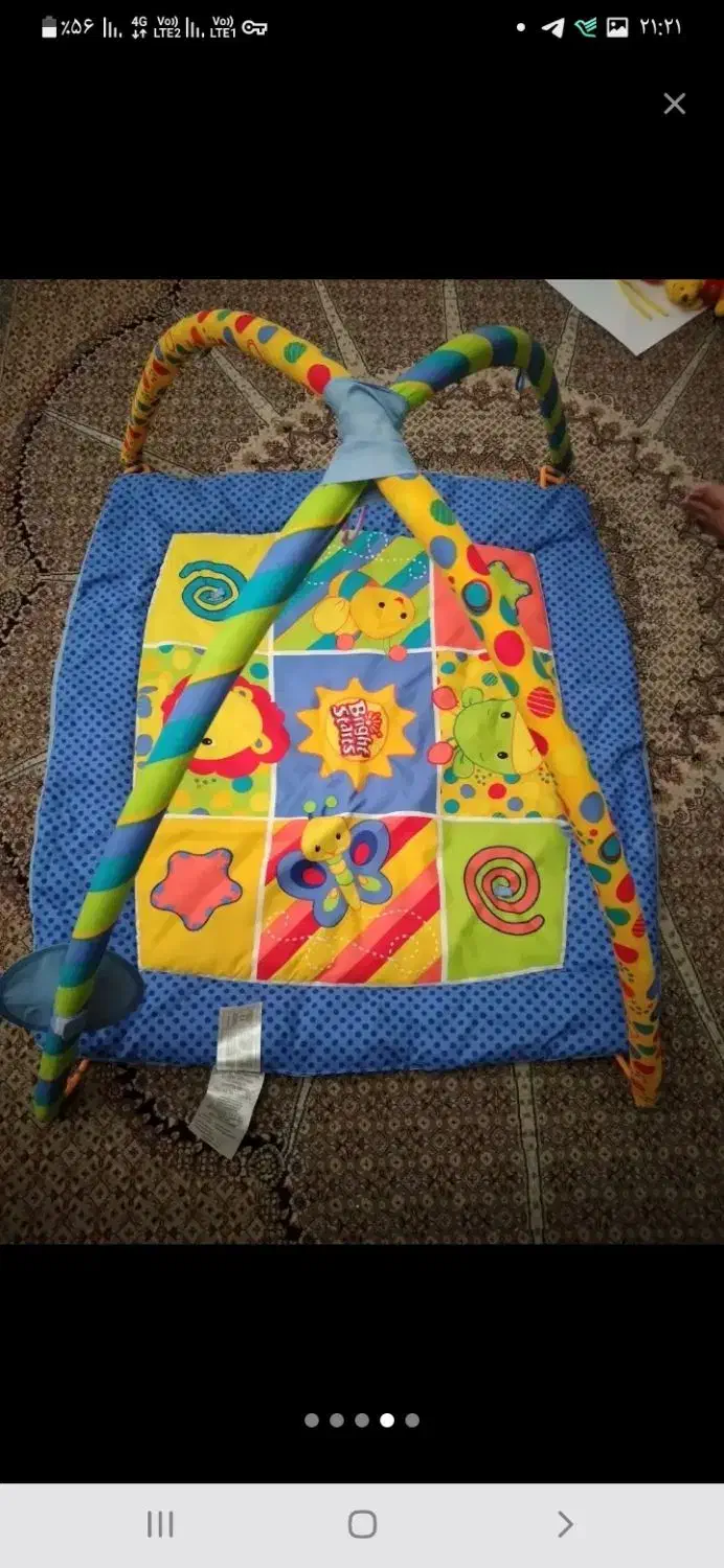 تشک بازی و آویز تخت کودک|اسباب‌‌بازی|تهران, خواجه نظام الملک|دیوار