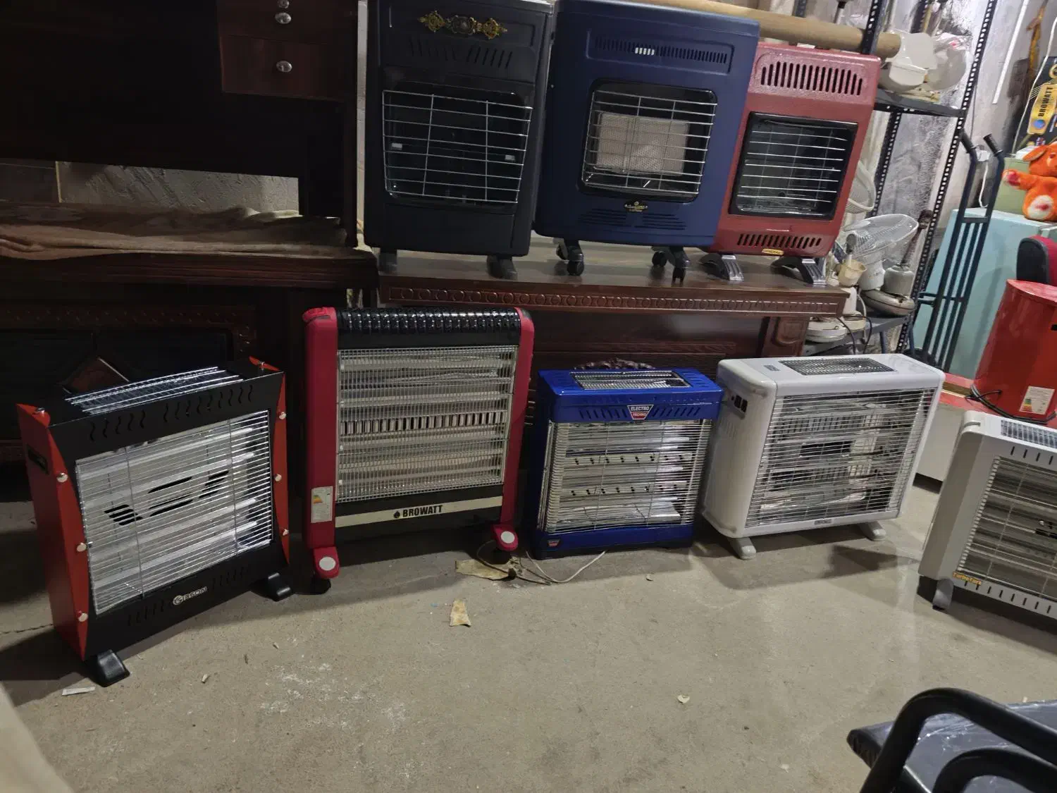 بخاری برقی و گازی|بخاری، هیتر، شومینه|بهبهان, |دیوار