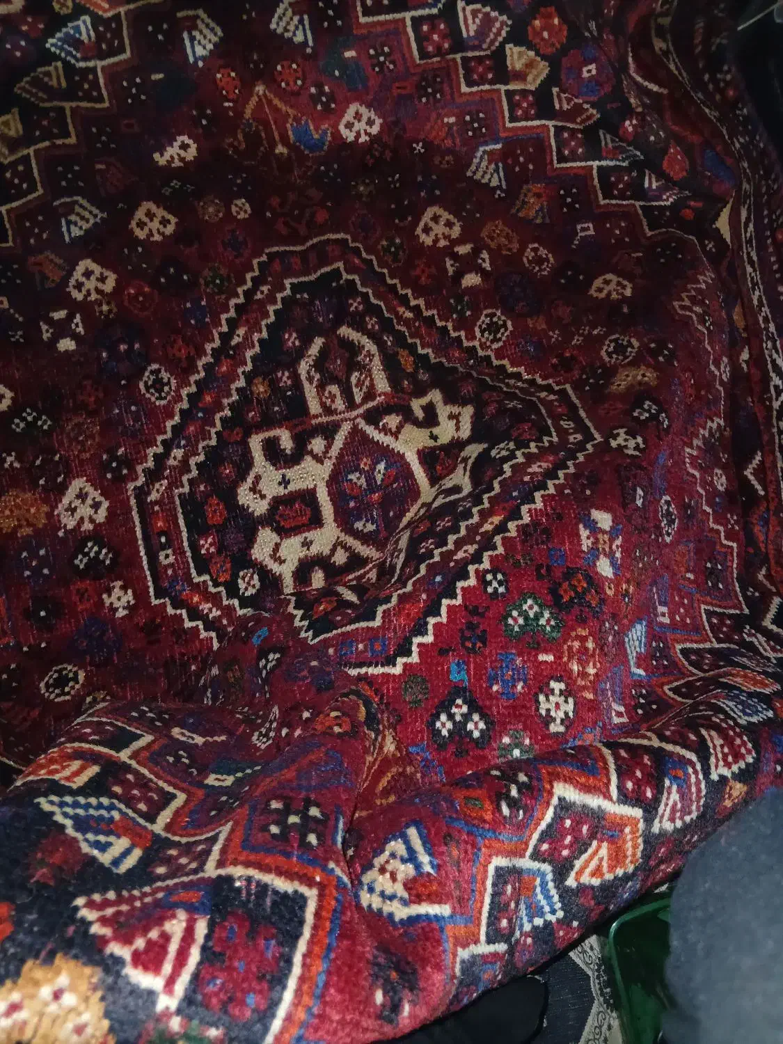 فرش|فرش|شیراز, ده پیاله|دیوار