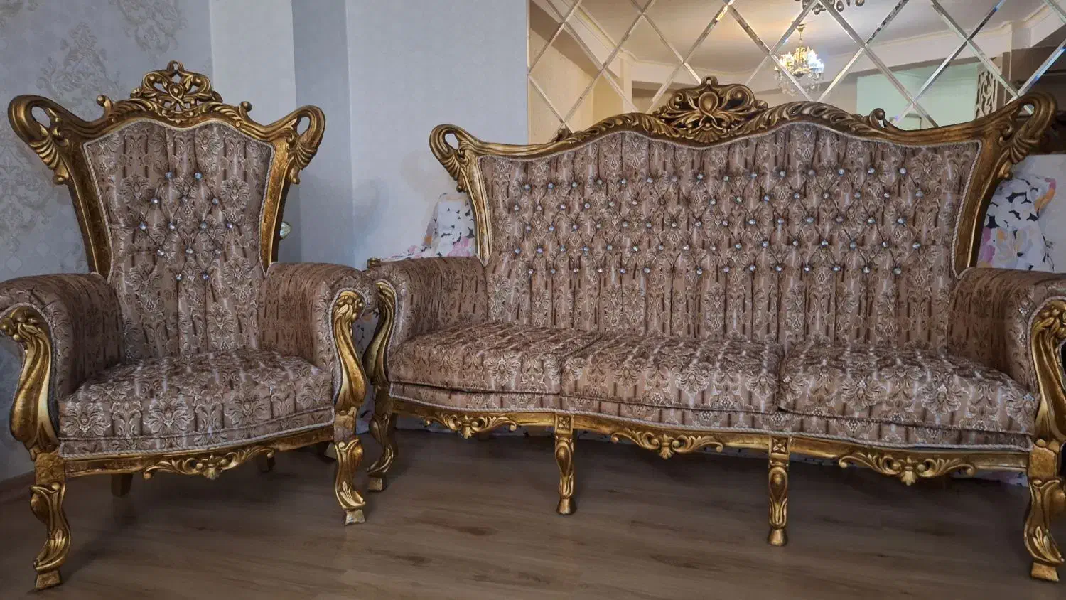 مبل سلطنتی|مبلمان خانگی و میز عسلی|تبریز, |دیوار