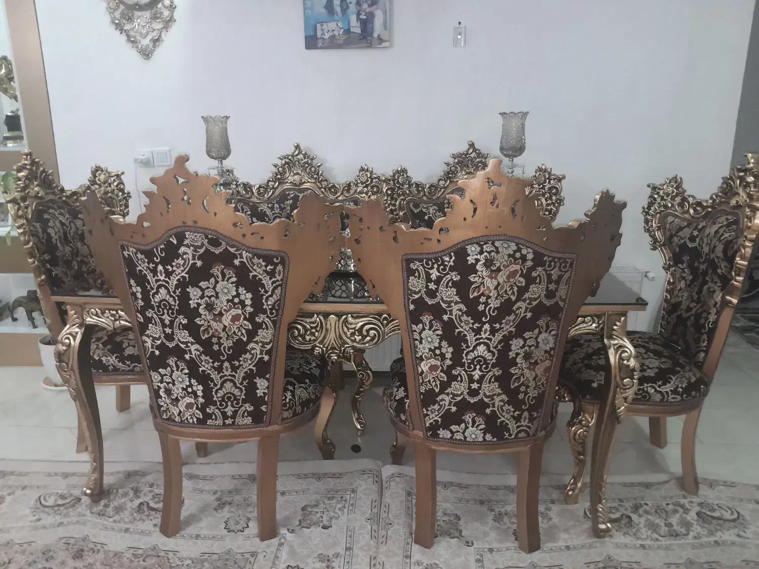 میز غذاخوری ۶ نفره|میز و صندلی غذاخوری|گلستان (تهران), |دیوار