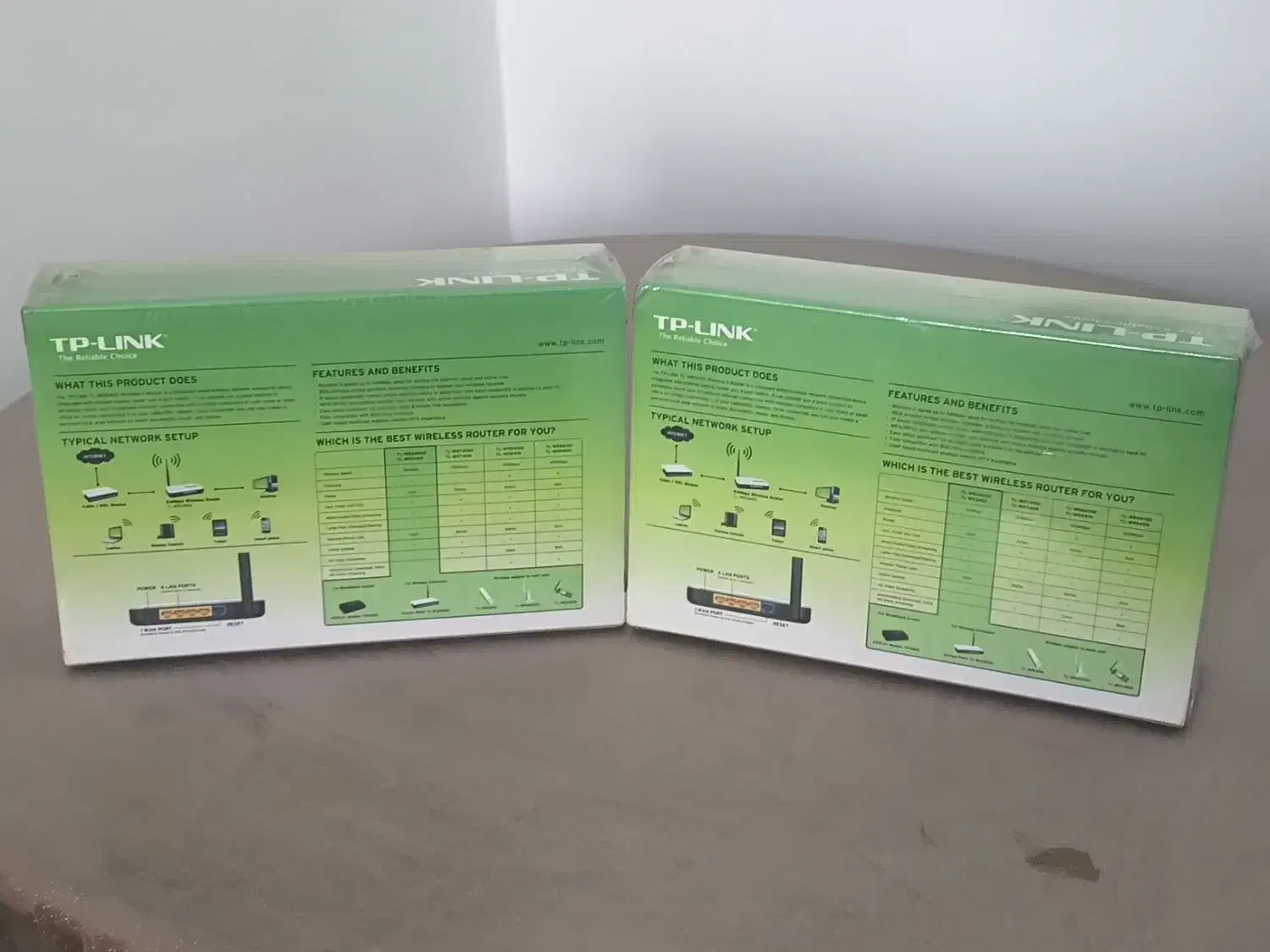 2عدد روتر 54مگابیت tplink نو|مودم و تجهیزات شبکه|قدس, شهر‌قدس|دیوار