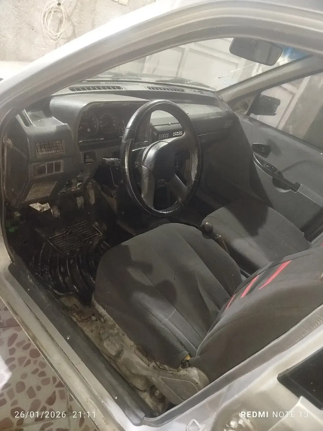 پراید نقره ای مدل 88|خودرو سواری و وانت|داراب, |دیوار