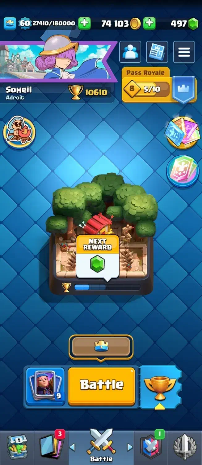 اکانت کلش رویال|کنسول، بازی ویدئویی و آنلاین|تهران, کوی بیمه|دیوار