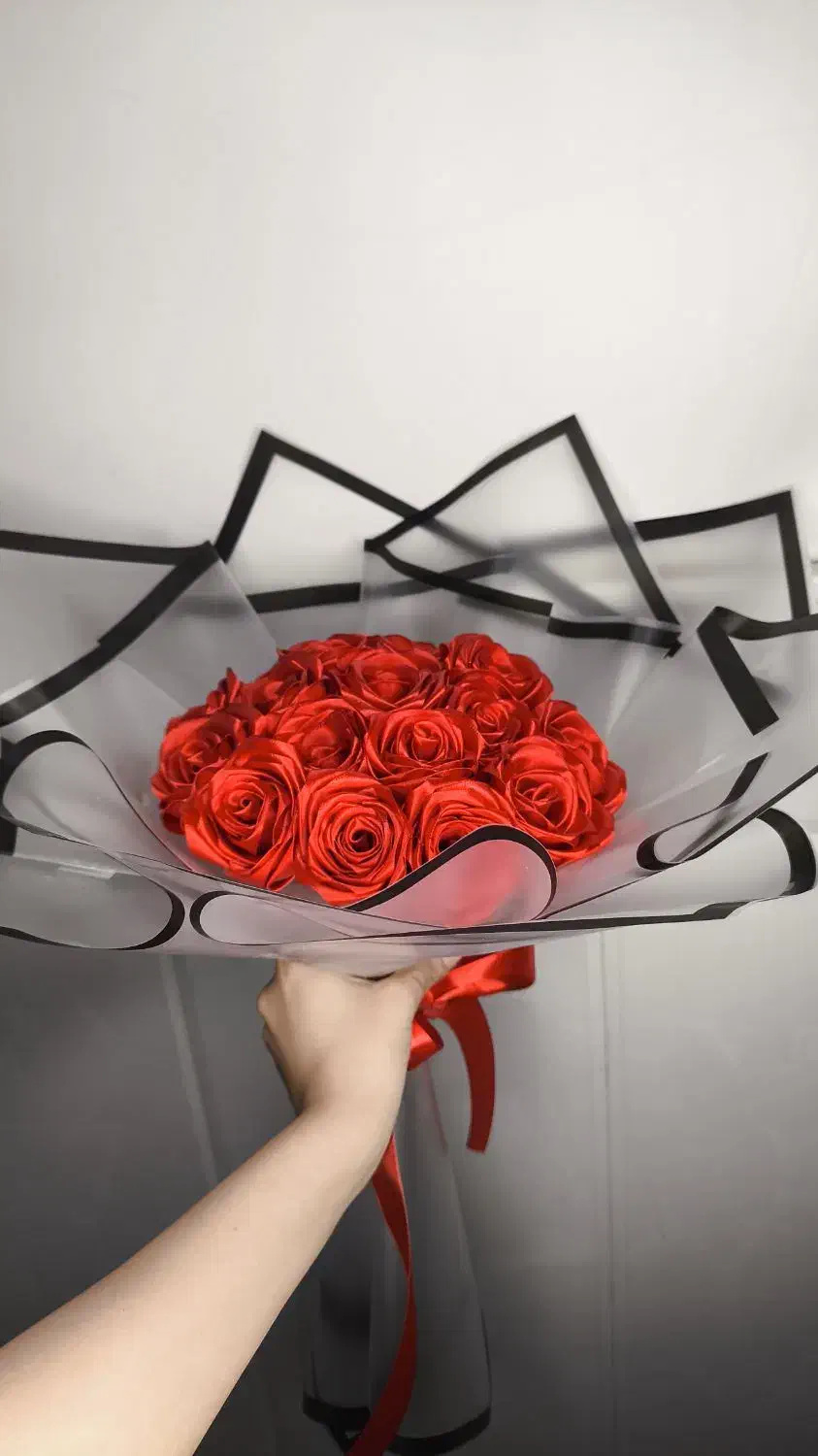 دسته گل آماده روبانی هدیه تولد|گل مصنوعی|قم, امامزاده ابراهیم|دیوار