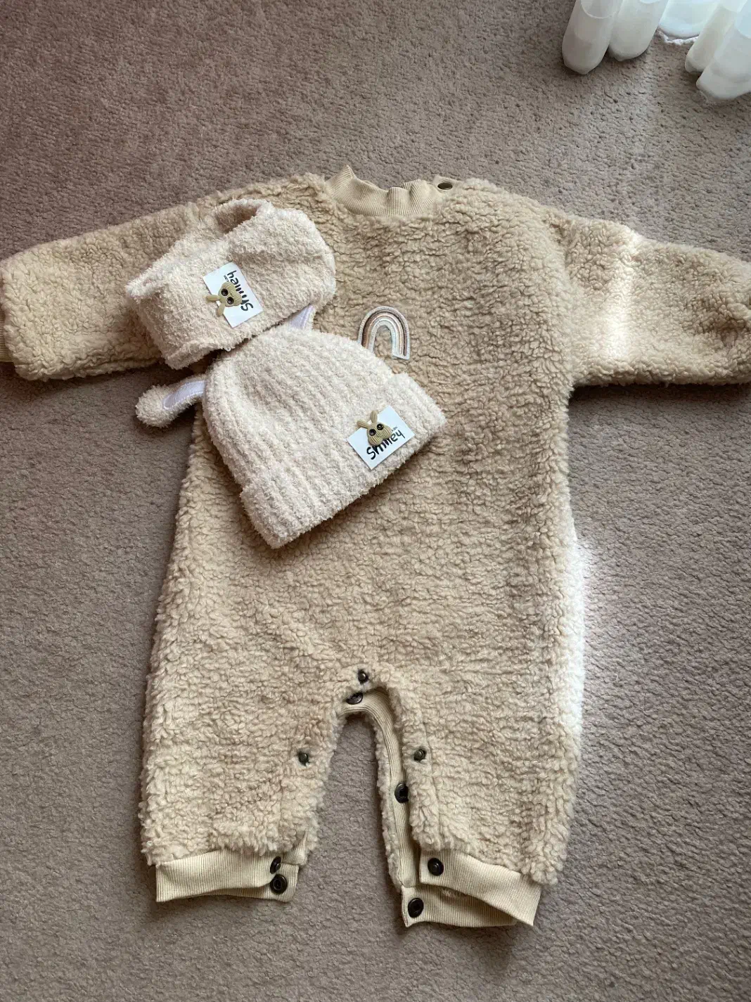 سرهمی تدی کاملا نو|کفش و لباس بچه|قدس, شهرقدس|دیوار