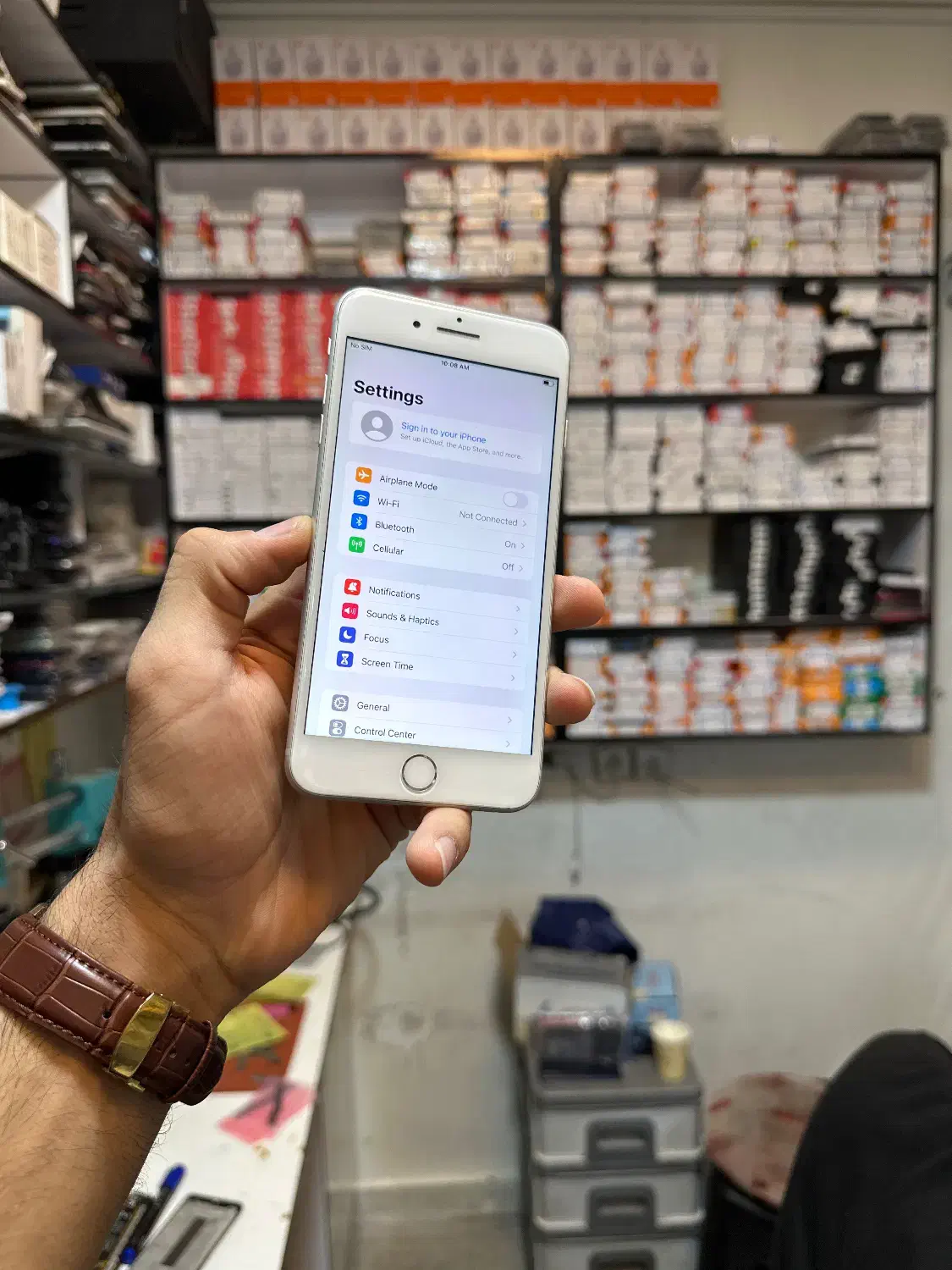 ایفون 8 plus سفید هشت پلاس|موبایل|تهران, تهرانپارس شرقی|دیوار
