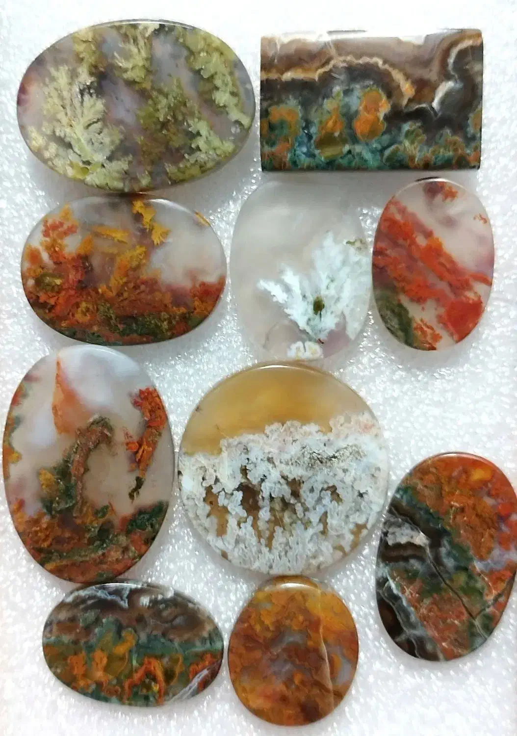 نگین عقیق شجر قائن و رنگی انگشتر گردنبند|جواهرات|ماهدشت, |دیوار