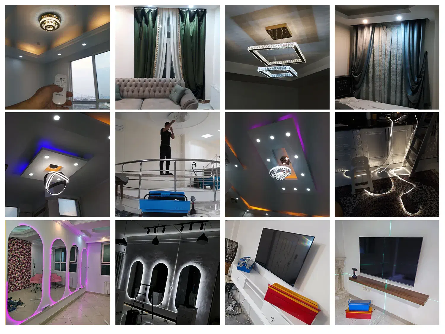 برقکار نصاب لوستر اینه تلوزیون انتن پرده کلیدپریز|خدمات پیشه و مهارت|تهران, تهرانپارس غربی|دیوار