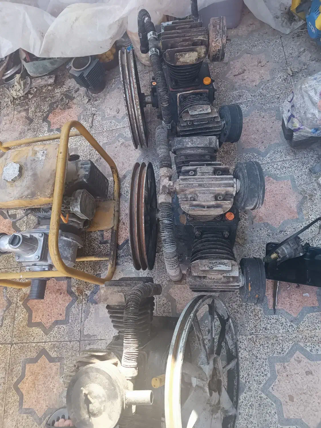 پمپ آبکش و پمپ باد|ماشین‌آلات صنعتی|شیراز, کوشک میدان|دیوار