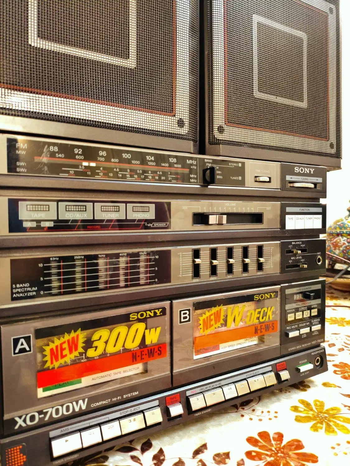 رادیو ظبط حرفه ایی وات بالا سونی ژاپن|سیستم صوتی خانگی|تهران, آهنگ|دیوار