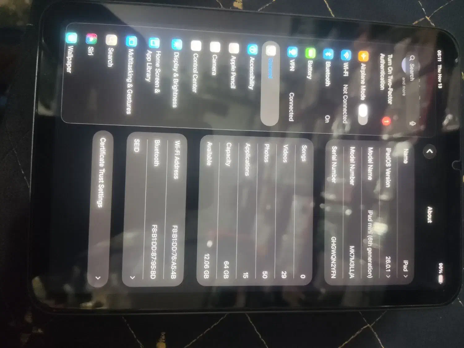 آیپد مینی 6|تبلت|زاهدان, |دیوار